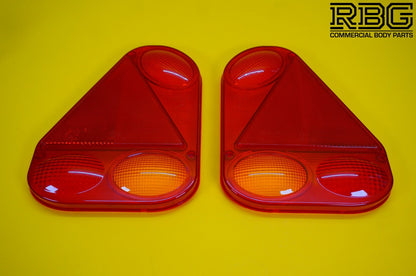 Replacement Light Lens PAIR LEFT & RIGHT for Radex 2900 Rear Combination Lamp