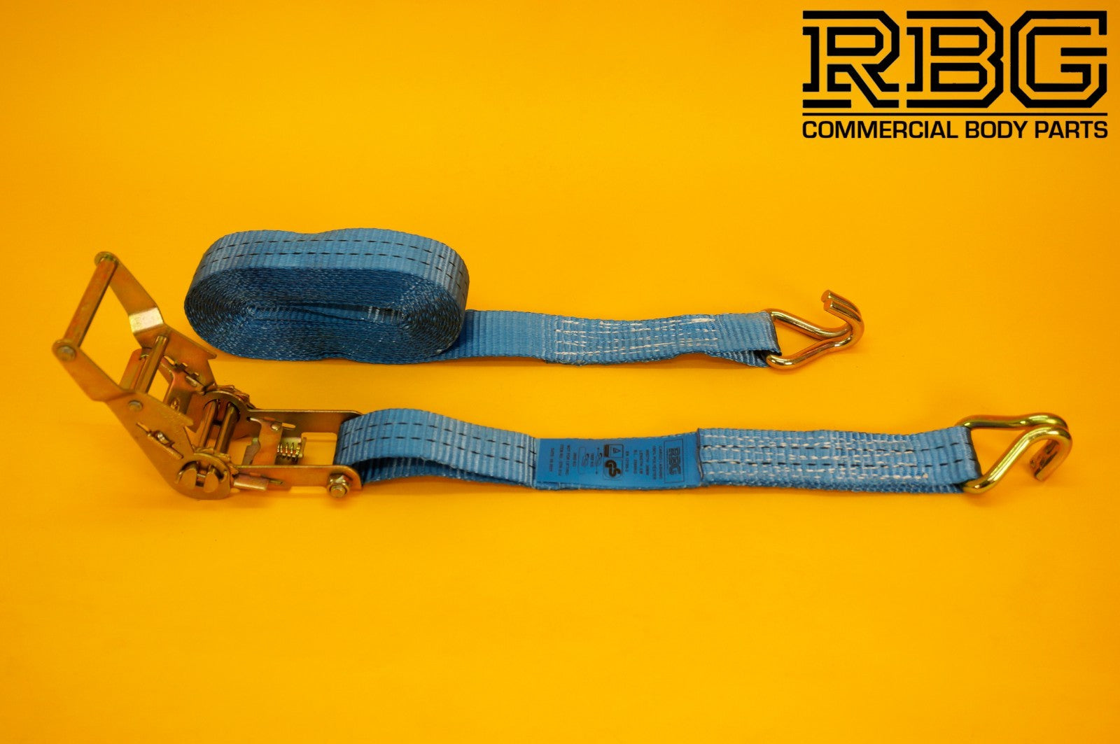 Tie Down Ratchet Strap 6m 2Ton Hi-Vis Blue Recovery Safety Strap Cargo Lashing