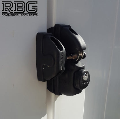 Double Hook Gate Latch Garden Fence Lock SafeTech Gravity Single Sided Latch