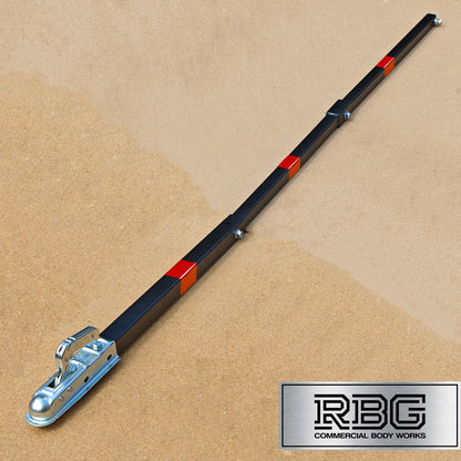 Vehicle Recovery Tow Pole 3.5Ton With Red Reflector 2.6m 3500kg 3pc Car Van UK