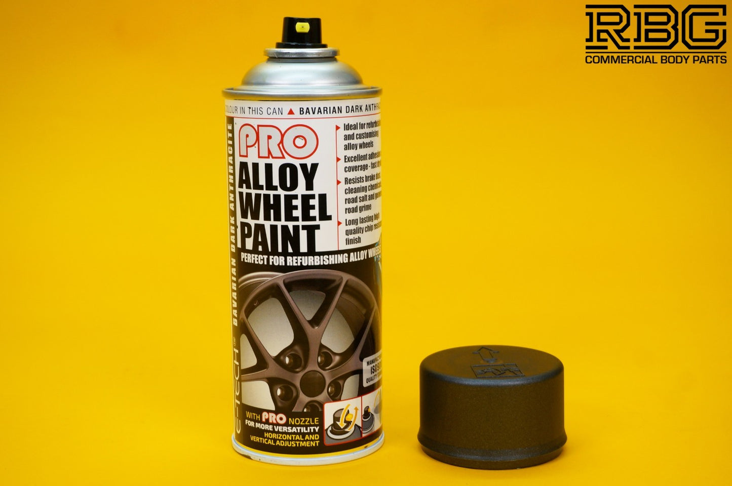 PRO Alloy Wheel Paint DARK ANTHRACITE GREY Refurbish & Refresh Spray E-TECH