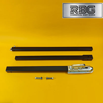 Vehicle Recovery Tow Pole 3.5Ton Ridged Towing Bar 2.6m 3500kg 3pc Steel Car Van