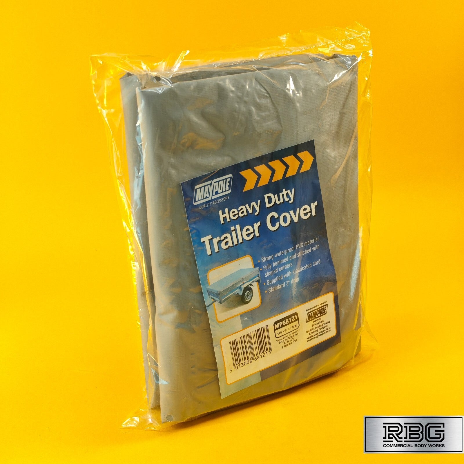 Trailer Flat Cover Fits Erde 122 Maypole MP6812 MP712 & Daxara 127 Trailers UK