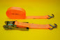 Ratchet Tie Down 50mm Strap 5ton High-Vis Orange 9m Lashing Cargo Recovery