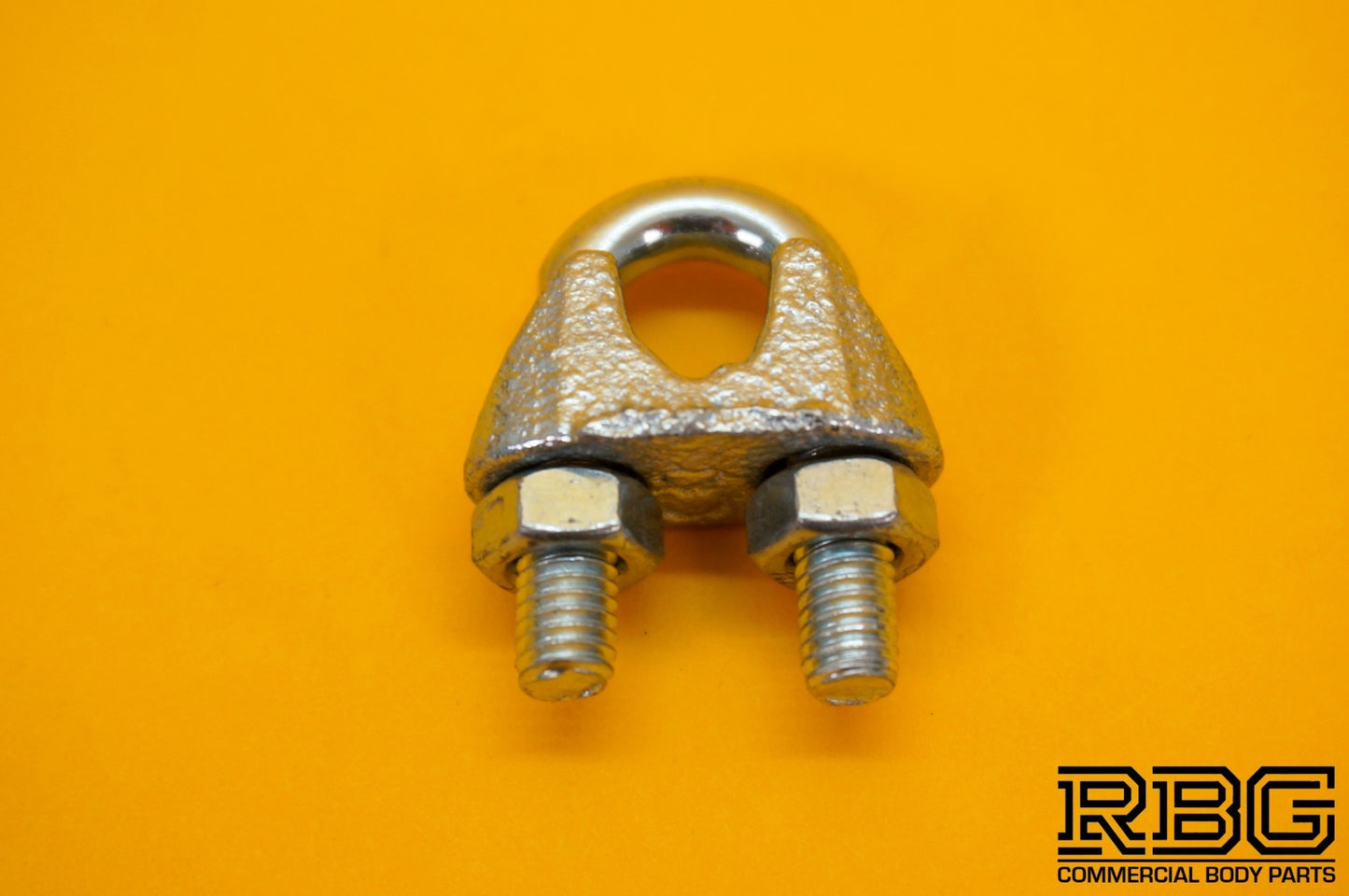 Wire Rope Grip 8mm Steel Cable Grip Bull Dog Clamp U Bolt Zinc Plated Heavy Duty