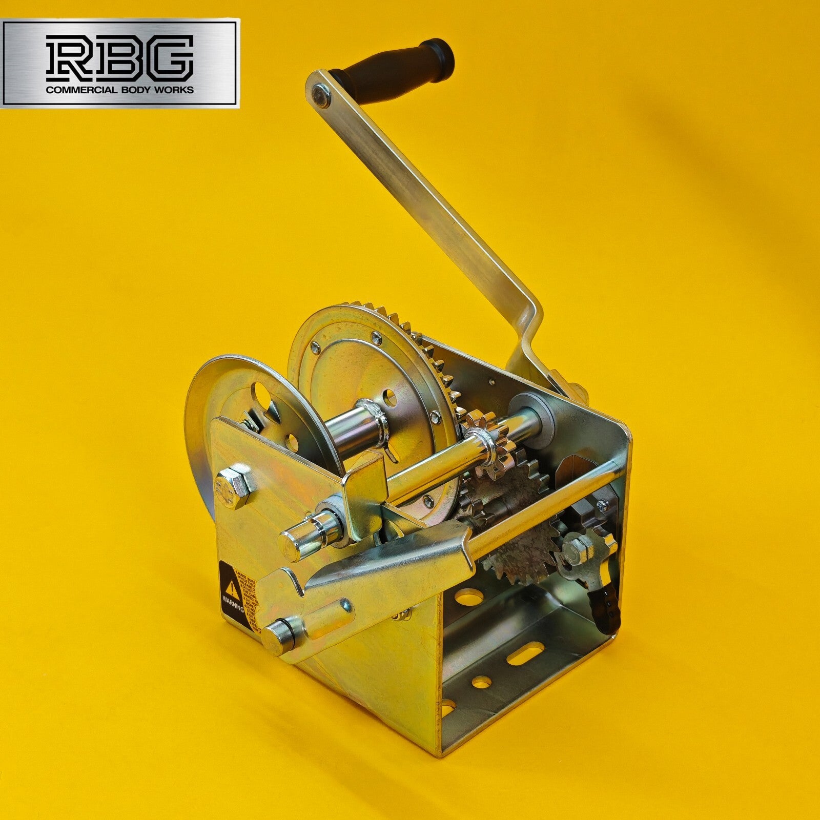 2000Lb Professional Hand Winch 900Kg With Hand Brake Dual Speed Heavy Duty UK