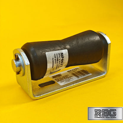 Keel Roller + Bracket 19mm Bore for Boat Trailers Non-Marking Polyurethane UK