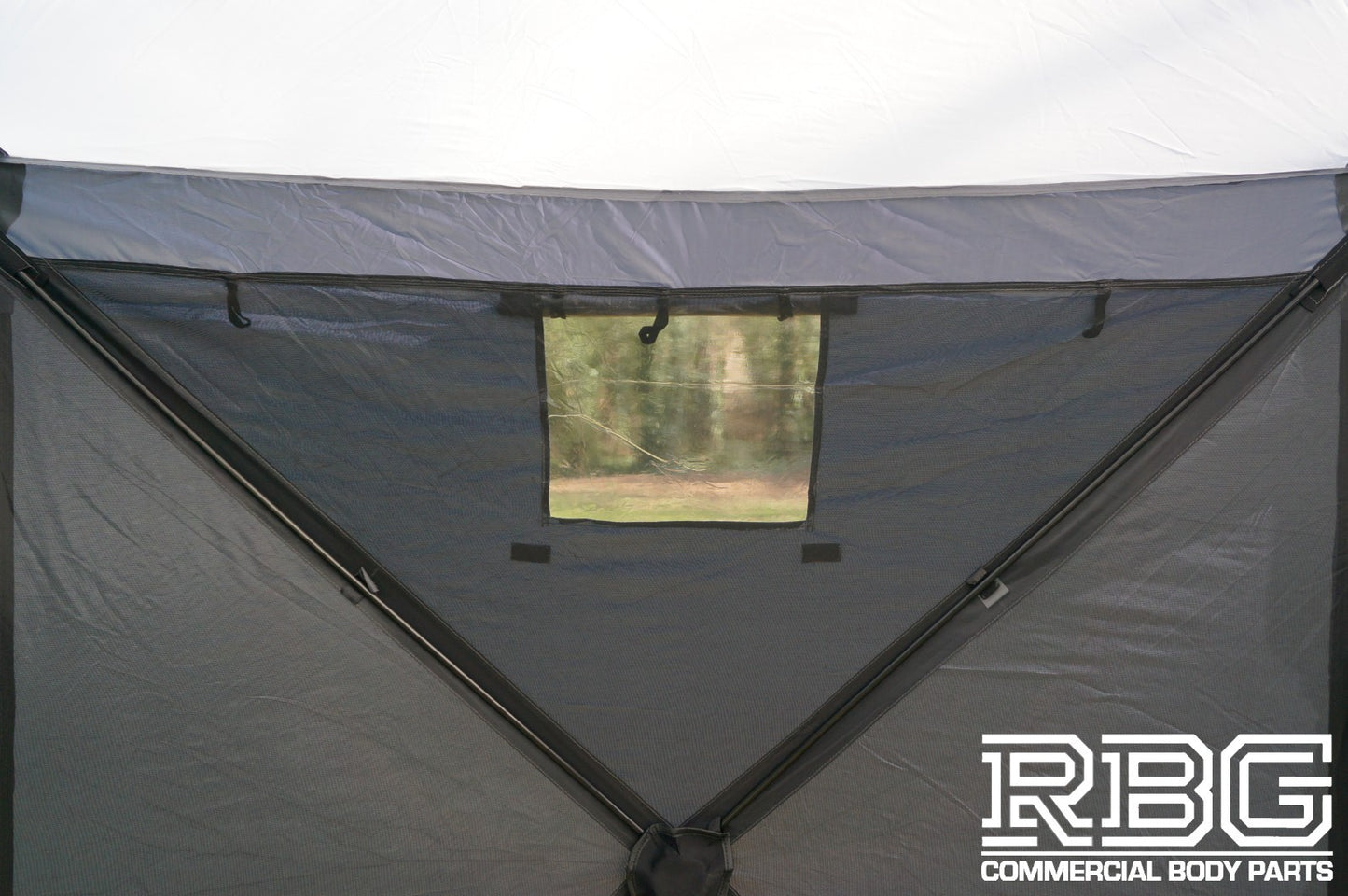 Screen House Gazebo Pop Up 6 Sided Mosquito Netting H230cm, W360cm Large Shelter