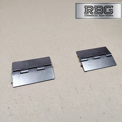 Double Flap Steel Hinges HEAVY DUTY Weld-on 4" 100mm Butt Truck Trailer Cage