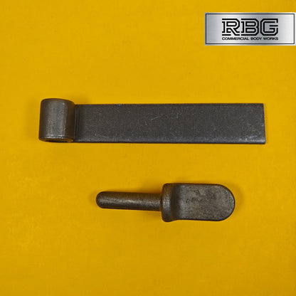 Straight Hinge & Gudgeon Pin Set SC Trailer Pick Up Tipper Tailgate Dropside