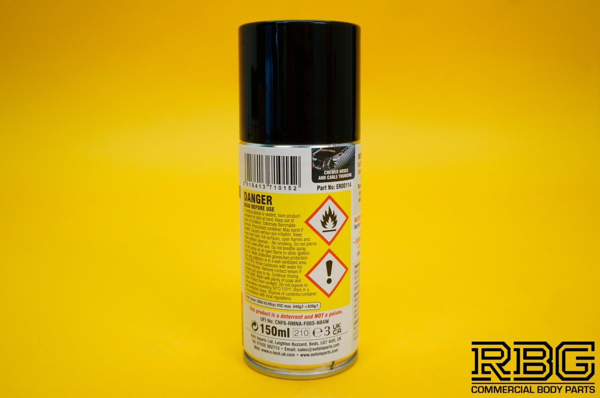 RATSTOP Rodent Vermin Deterrent Spray 150ml for Rat Rabbit Mice Squirrel E-TECH