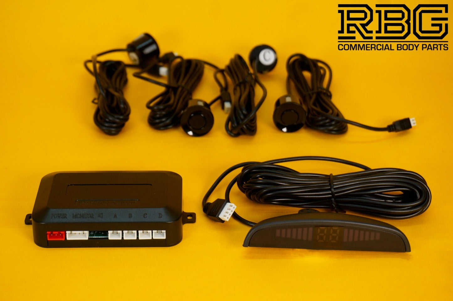 Reversing Parking Sensor Kit 12V Audible Warning Buzzer For Cars Vans Motorhome