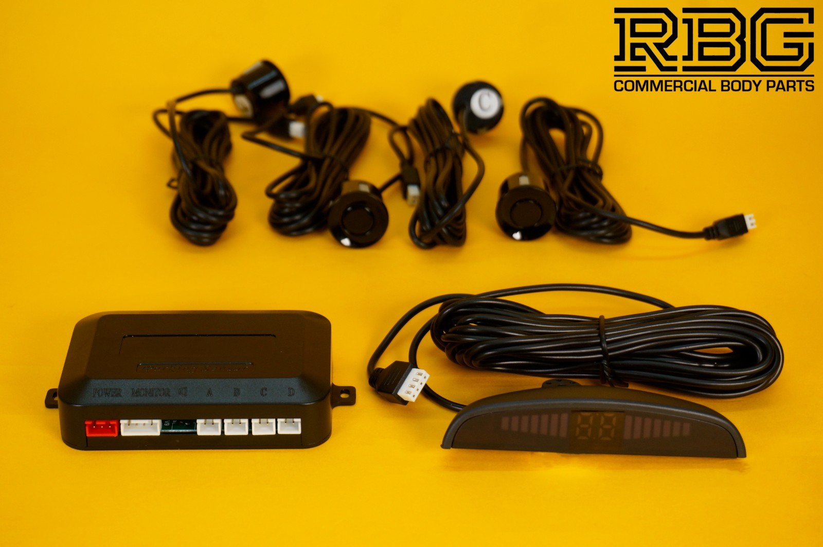Reversing Parking Sensor Kit 12V Audible Warning Buzzer For Cars Vans Motorhome