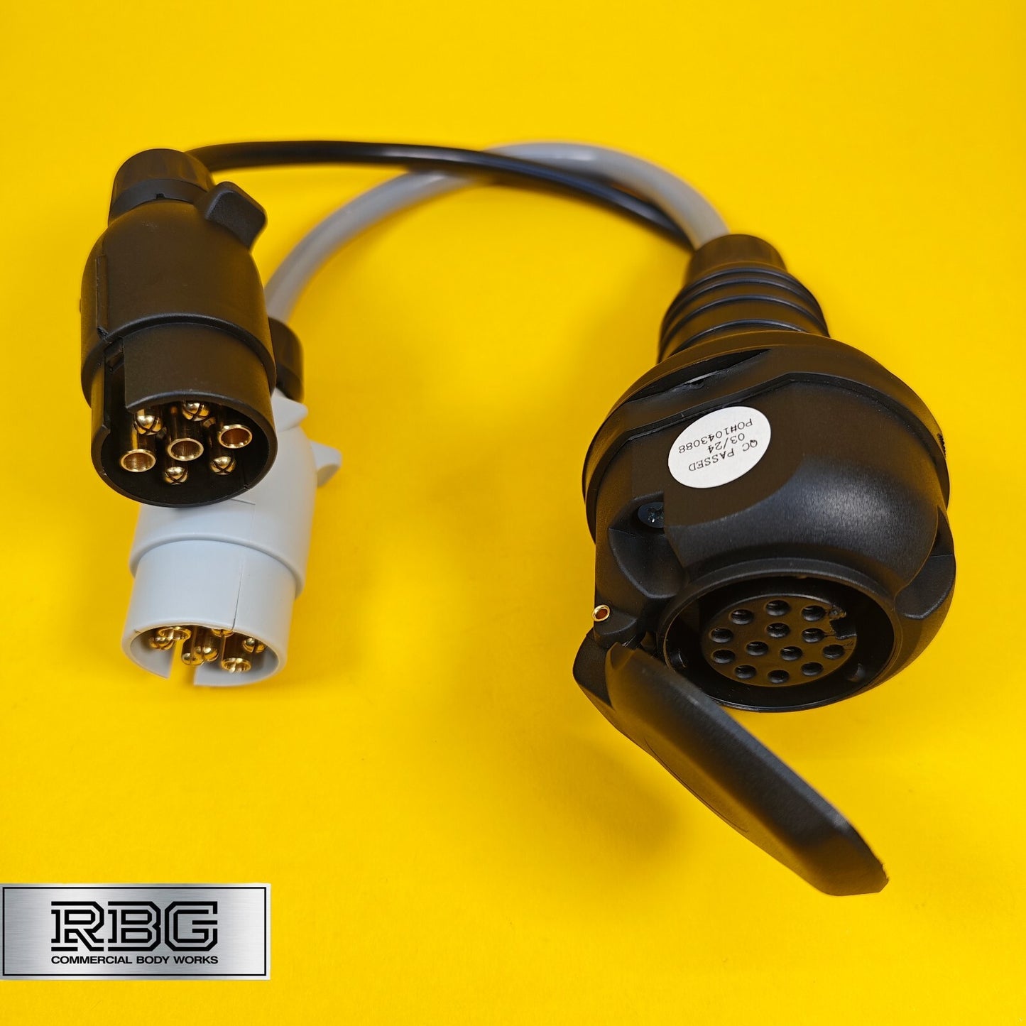 7 Pin to 13 Pin Adaptor Plugs to Socket Lead 12NS Towing Vehicle Trailer Caravan