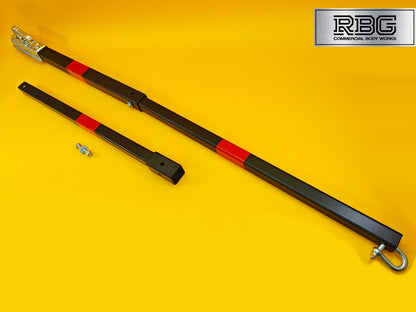 Vehicle Recovery Tow Pole 3.5Ton With Red Reflector 2.6m 3500kg 3pc Car Van UK
