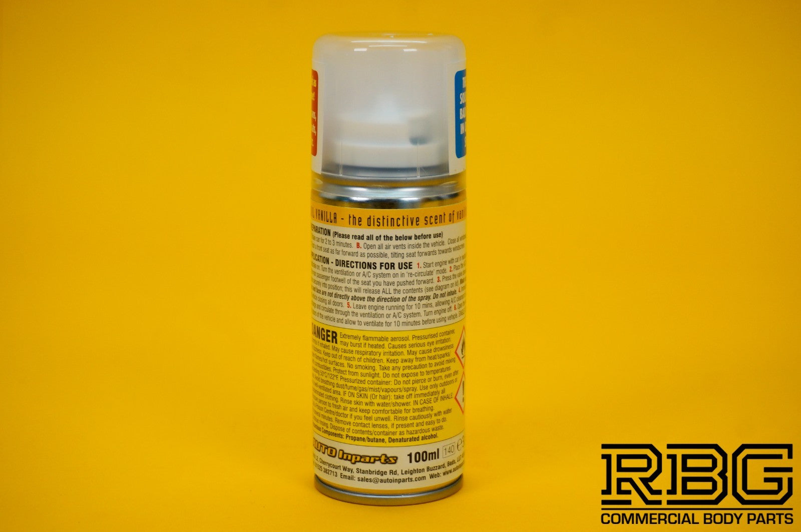 Air-Con Cleanser Cool Vanilla Uber Air Conditioning Freshener Ventilation Car