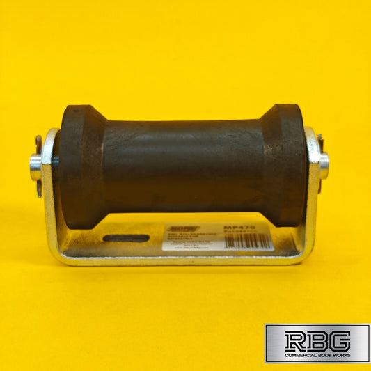 Keel Roller + Bracket 16mm Bore for Boat Trailers Flat Non-Marking Polyurethane