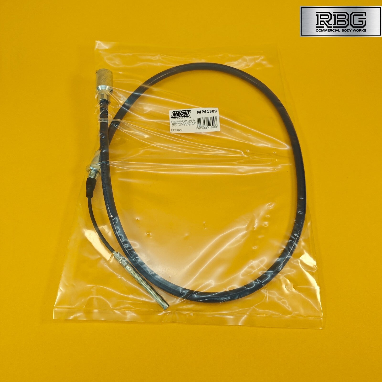 930mm Brake Cable Long Life Detachable Bowden For Knott Ifor Williams Trailers