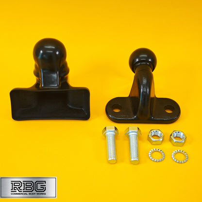 Tow Ball + Cover PVC 50mm Tow Hitch Black Heavy Duty Standard E Approved Caravan