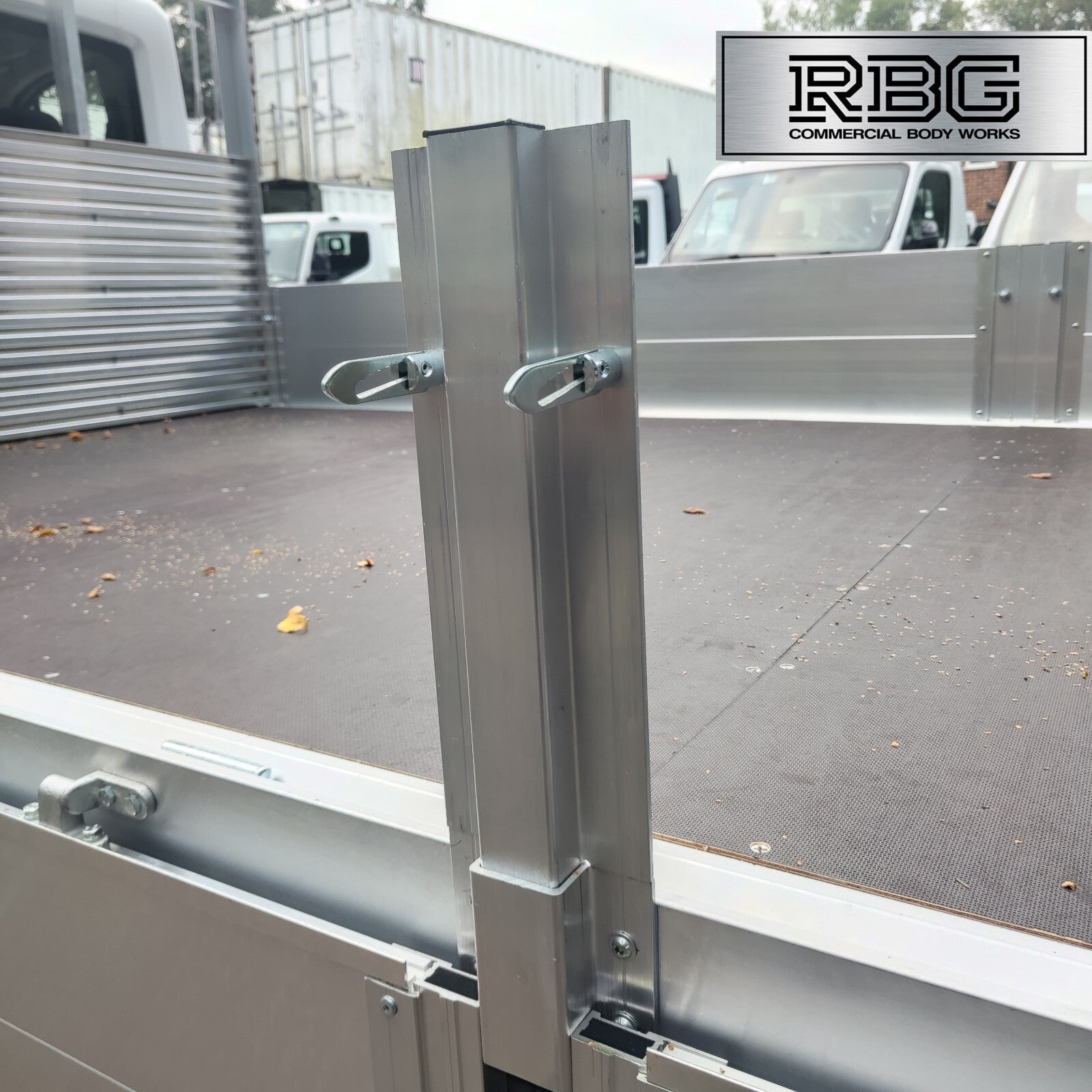 2x  Dropside Centre Pillars Aluminium Trailer Vehicle Truck Tailgate Plank 600mm