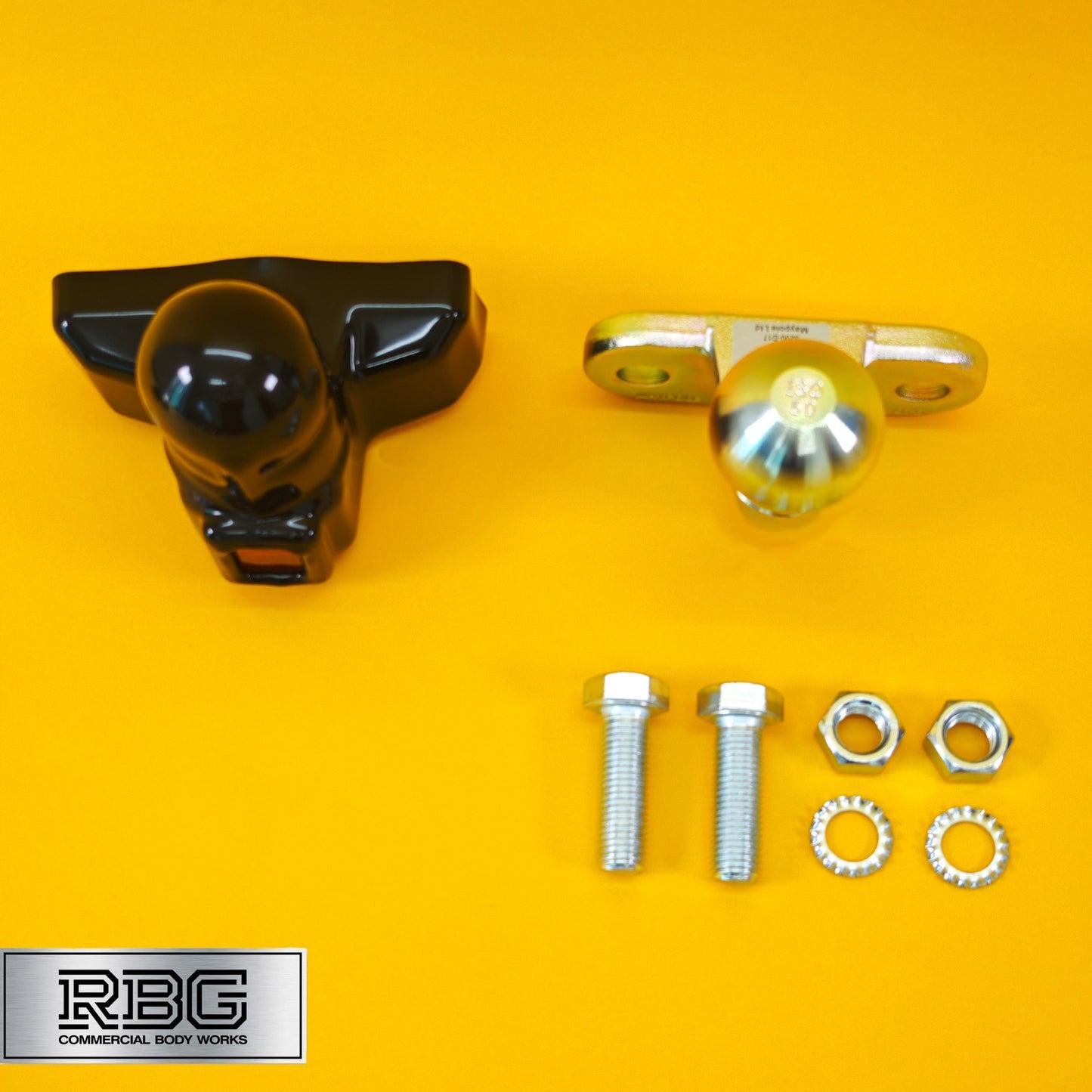 Tow Ball + Cover PVC With Reflector 50mm Tow Hitch Gold E Approved Caravan UK