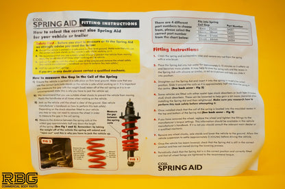 Coil Spring Aid Assister 39mm–51mm Gap Towing Suspension Support Car Caravan