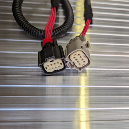 2X Ford Transit MK8 Rear Light 1850mm LONG Extender Wiring Looms