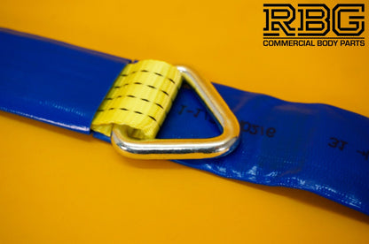 4x Recovery Ratchet Strap 4m x 50mm 5Ton + Winching Assistance Strap 1.5m x 50mm