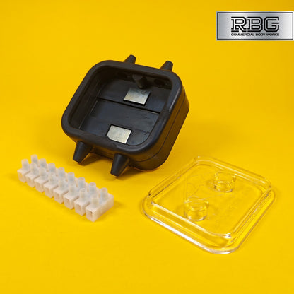 8 Way Junction Box Waterproof Rubber Block Britax for Towing Trailer Caravan UK