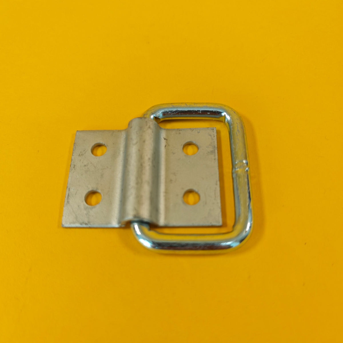 2x Square Lashing Ring & Cleat Zinc Plated for Trailer Caravan Horsebox Truck