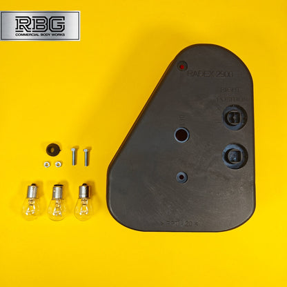 Rear Combination Lamp RIGHT HAND Radex Light for Trailer Caravan 5 Function 12V