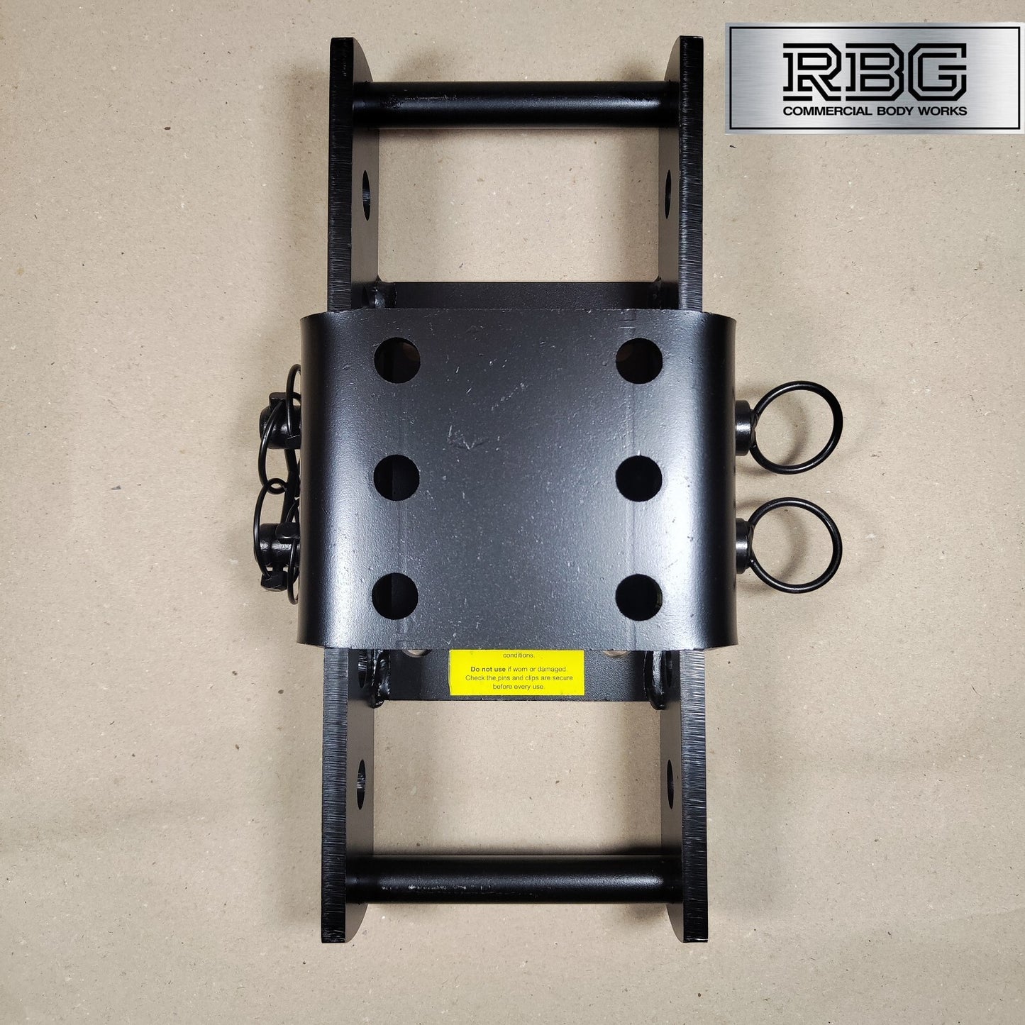 Towbar Slider Drop Plate Height Adjustable Coupling for Flange L 3500kg  Maypole