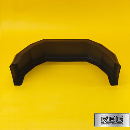 8 Inch Plastic Mudguard Single 490mm x 140mm for Trailer 8″ Wheels Black UK