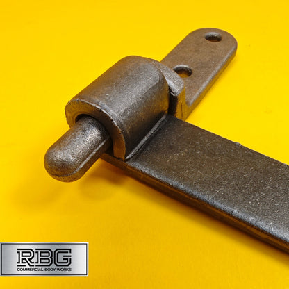 Straight Hinge & Gudgeon Pin Set Steel Trailer Truck Tipper Tailgate Dropside