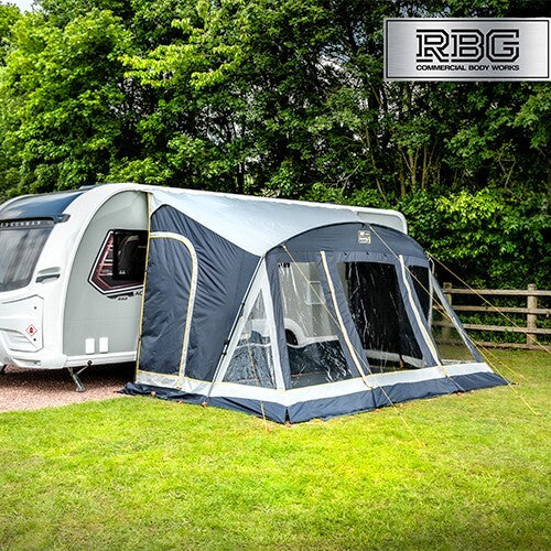 Stoneleigh Poled Porch Awning 390cm for Caravan & Motorhome Water Resistant UK