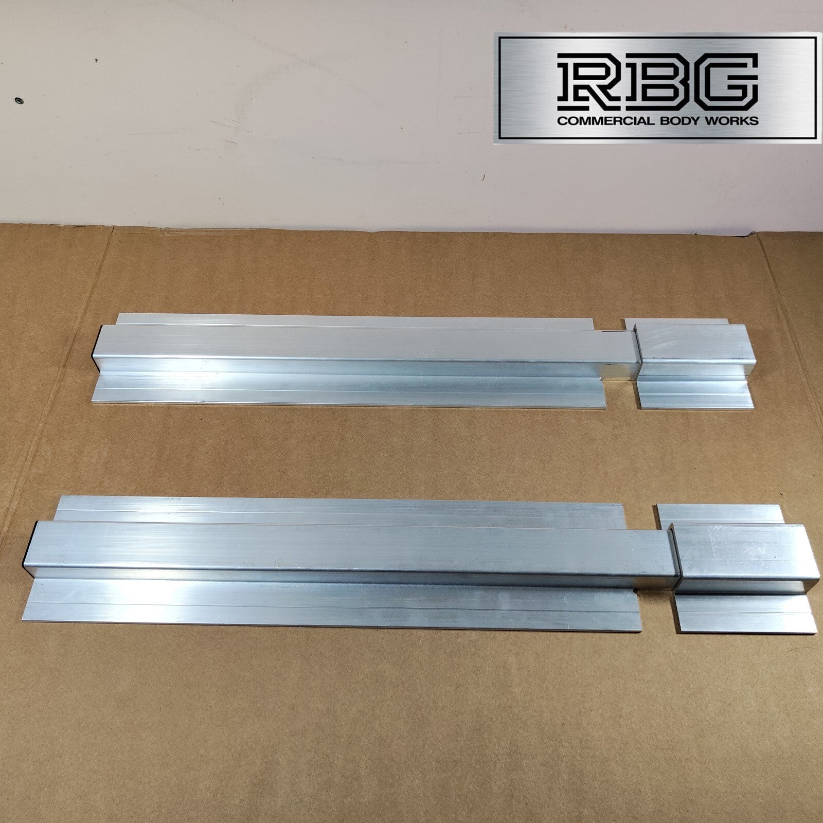 2x  Dropside Centre Pillars Aluminium Trailer Vehicle Truck Tailgate Plank 600mm