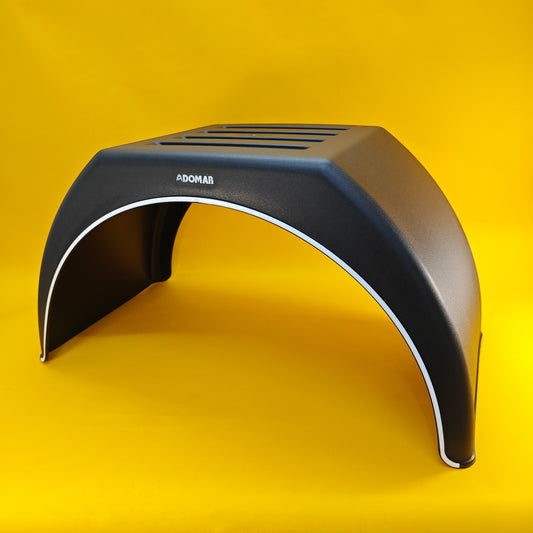 Twin Wheel Mudguard Flat Top Plastic 920X450mm Black Mud Flap Domar Truck UK