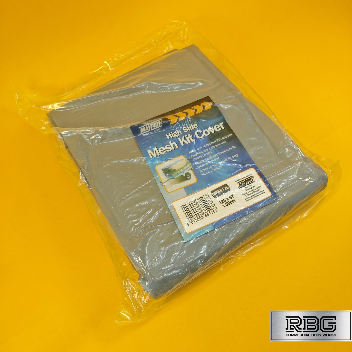 Cover For Erde 122 & Maypole MP6812 Trailer's High Side Mesh Kit Durable PVC UK