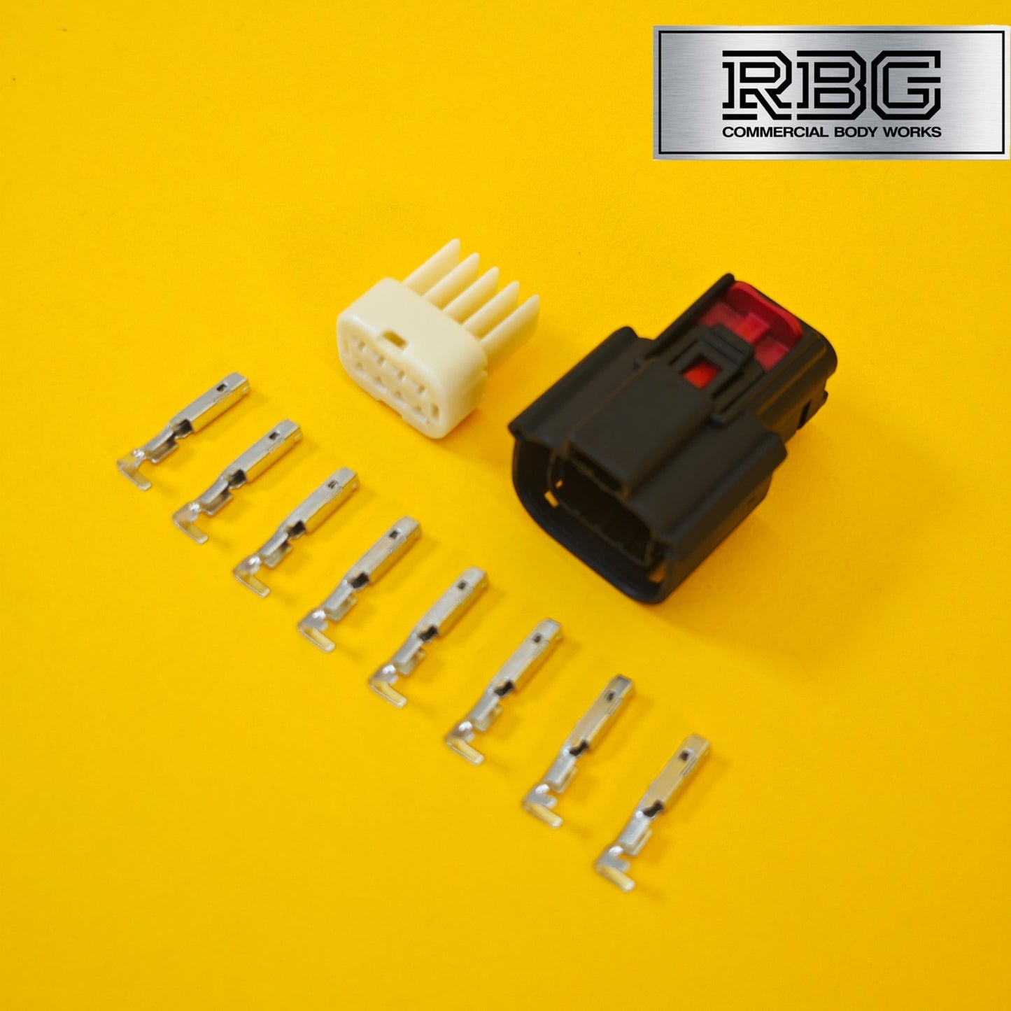 Ford Transit MK8 Wiring Loom Plug Black for Tail Light Lamp Tipper Recovery 8Pin