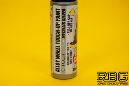 Alloy Wheel Paint Touch-Up PEN & STICK SILVER Chip Kurb Damaged Repair Pen Car