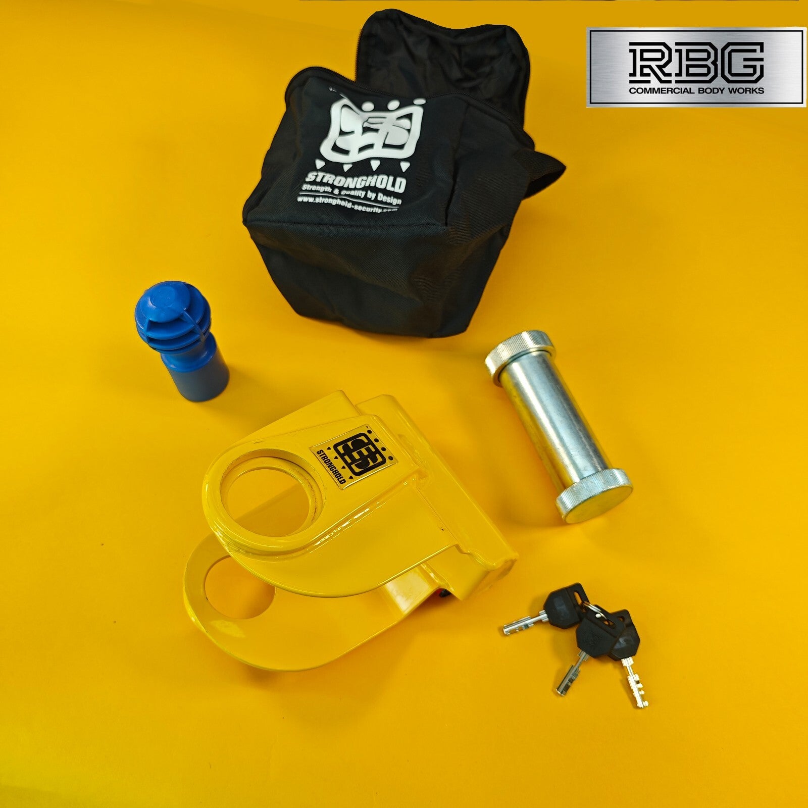 Stronghold High Security Hitchlock for ALKO Hitches Fits Ifor Williams Trailer