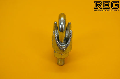 Wire Rope Grip 8mm Steel Cable Grip Bull Dog Clamp U Bolt Zinc Plated Heavy Duty