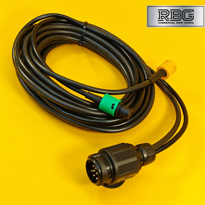 Main Harness AJBA 6m 13 Pin Plug 2x 5 Pin Connectors For Trailer Wiring Lighting