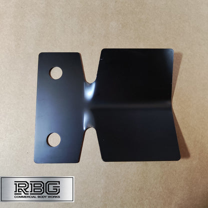 Bumper Protector Towbar Plate Tow Ball BLACK Bolt on Bracket Towing Trailer