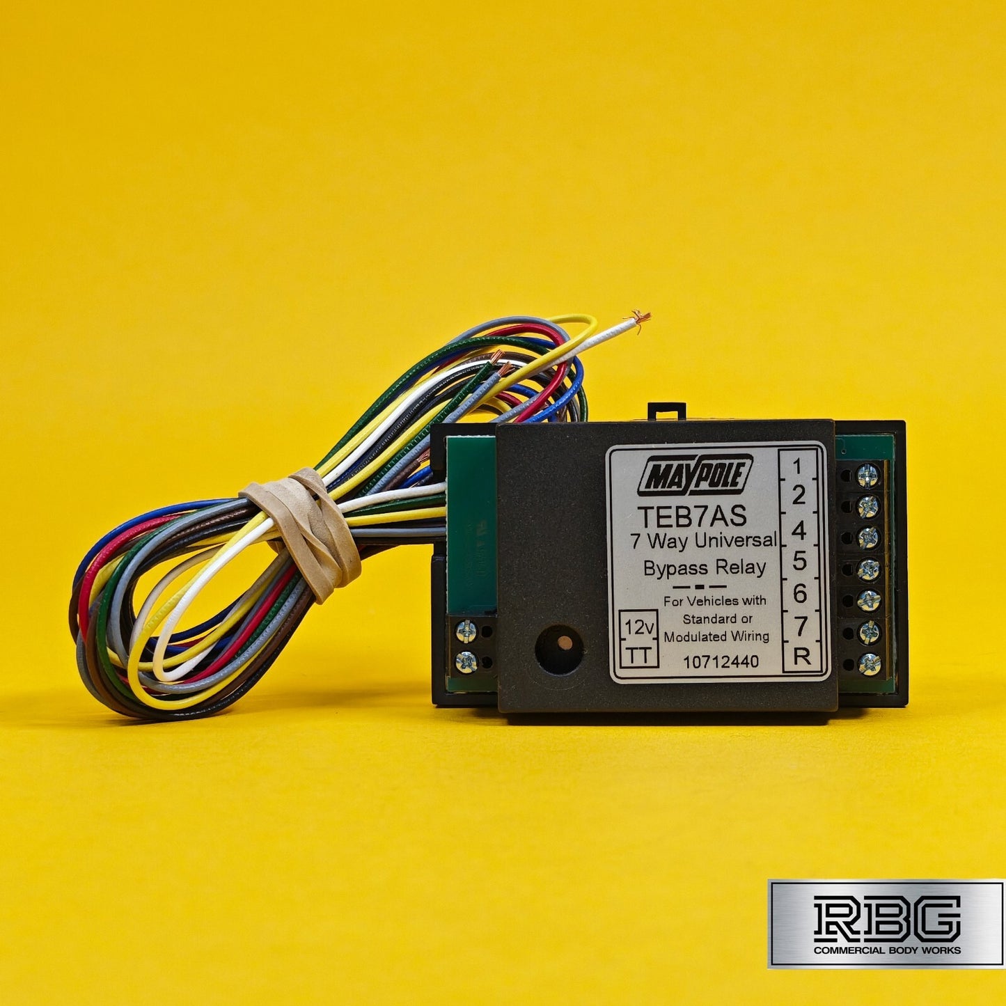 7 Way Bypass Relay Universal for Towbar Towing Trailer Caravan TEB7AS Smart 12V