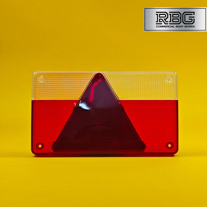 Replacement Lens Rear Light LEFT for AJBA FP.80 Orange Reflector Erde Trailer
