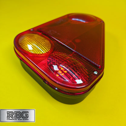 Rear Combination Lamp RIGHT HAND Radex Light for Trailer Caravan 5 Function 12V