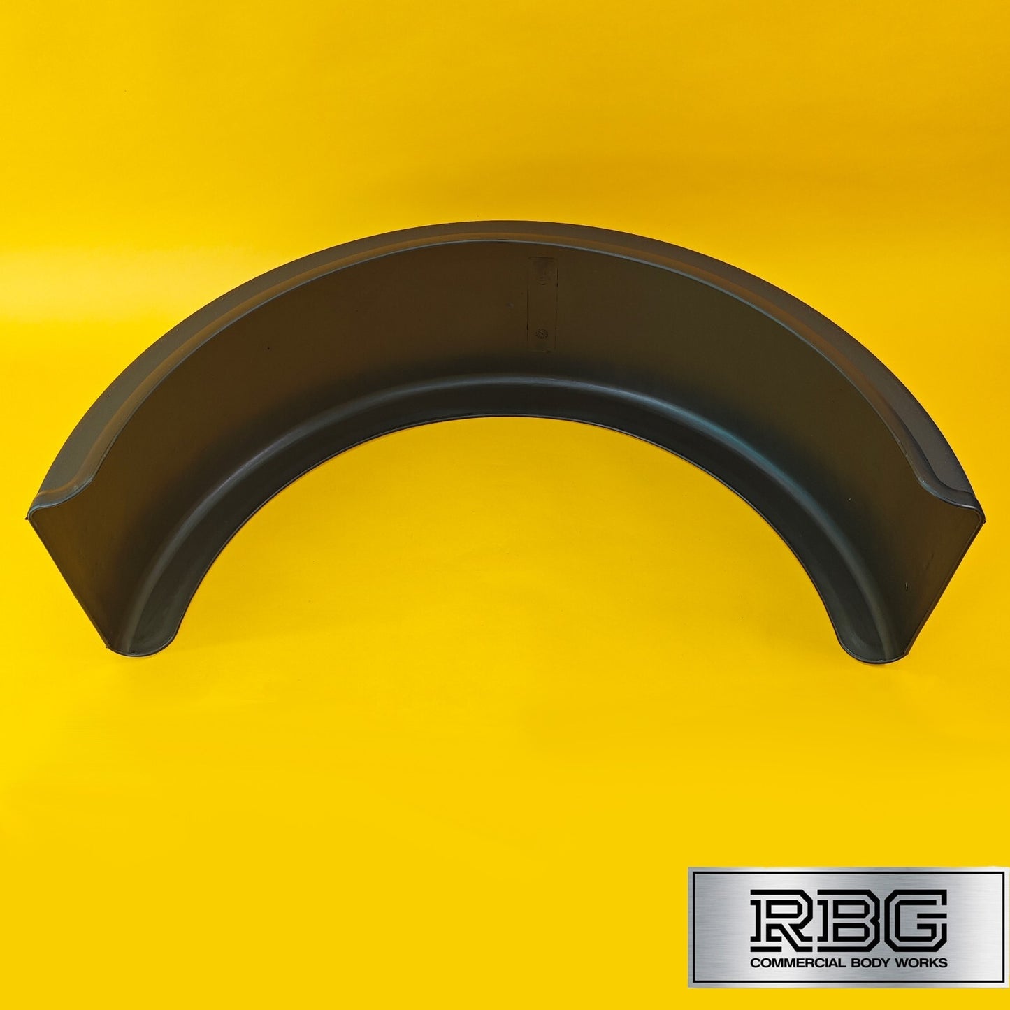 Single Wheel Mudguard Round Plastic 840x270mm Black Mud Flap Domar Truck Italy