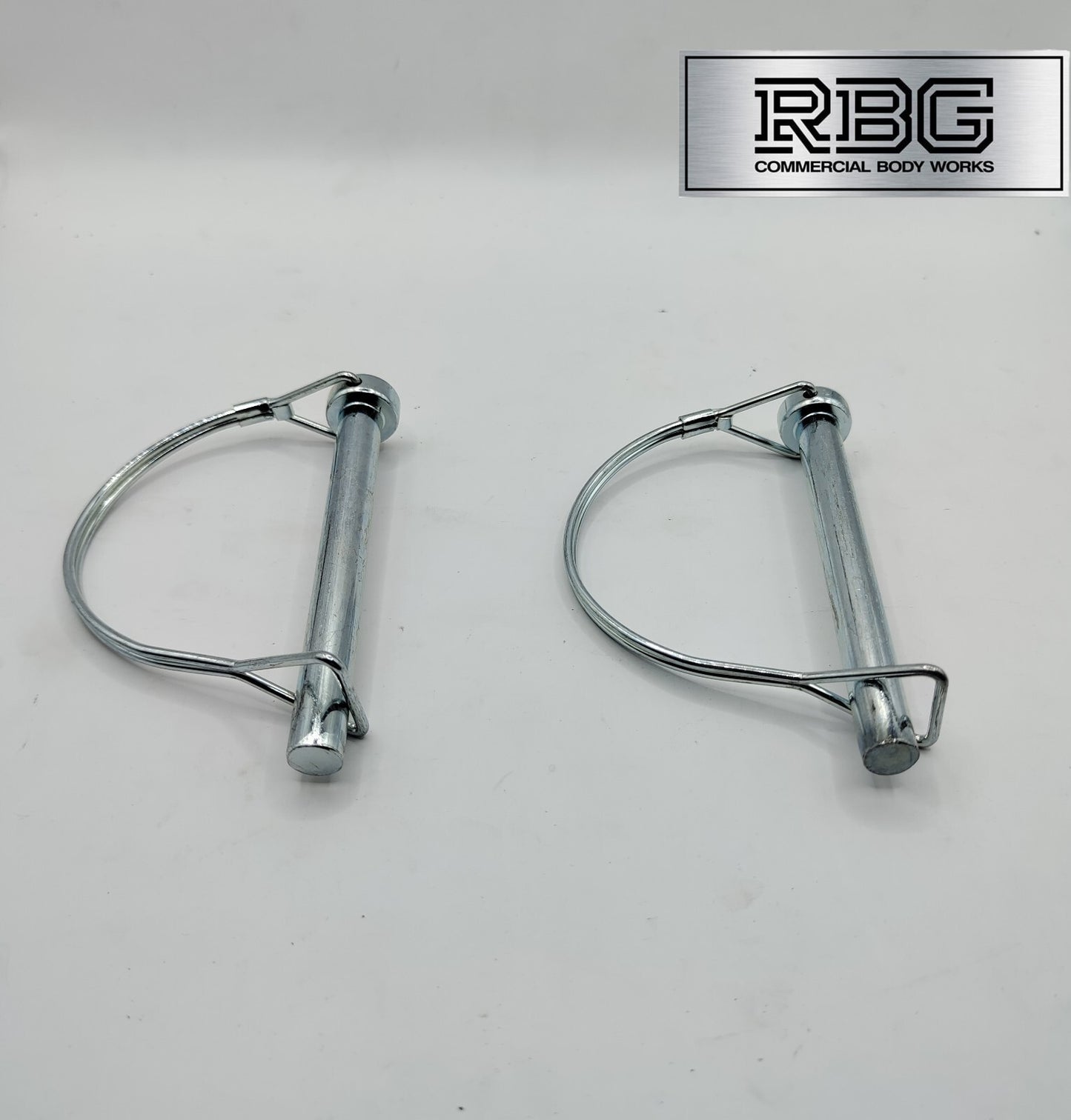 2x D Lock Pins 11X100MM Wire Shaft Clip Lynch Linch Trailer Tractor Taw Locking