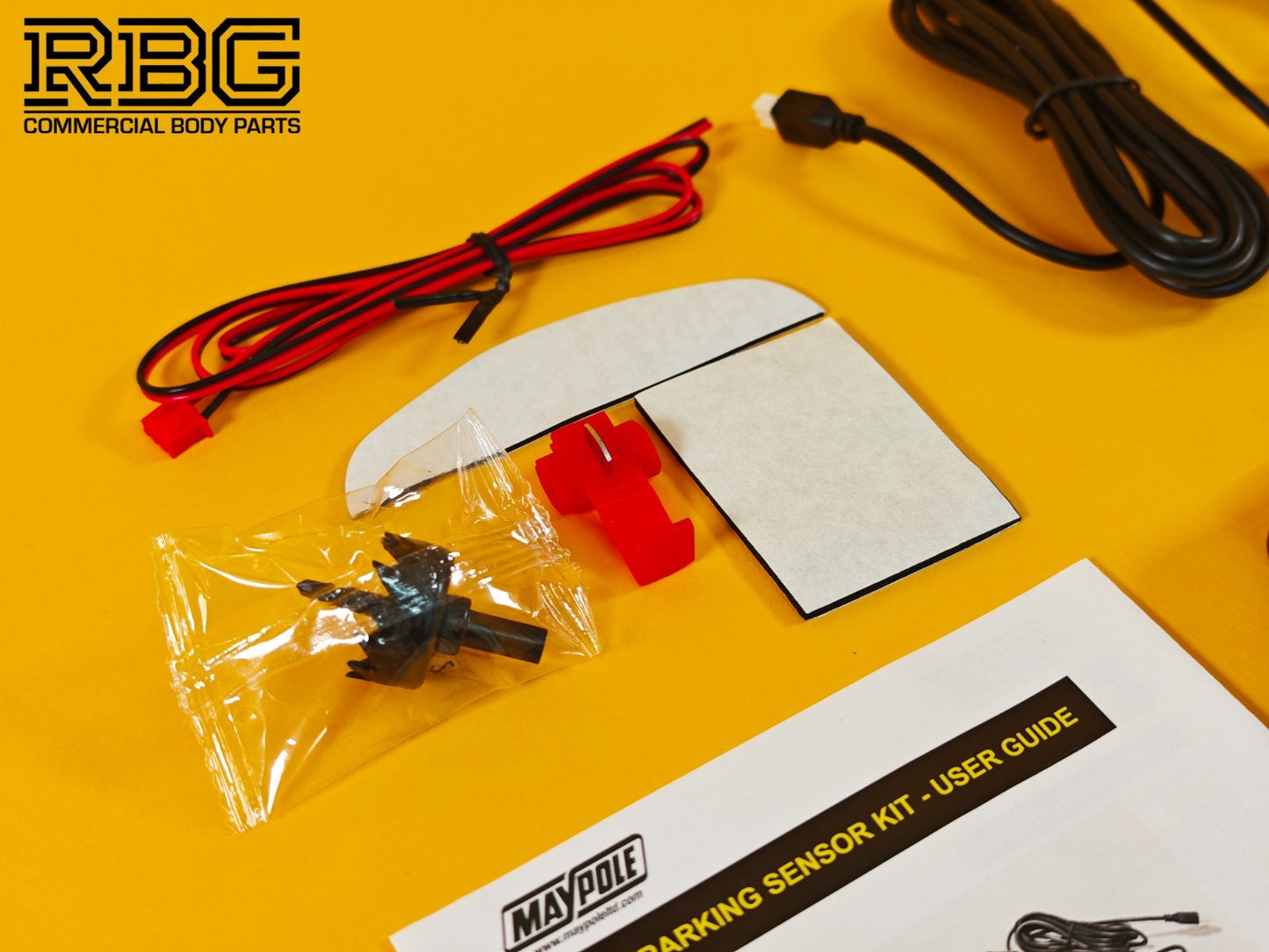 Reversing Parking Sensor Kit 12V Audible Warning Buzzer For Cars Vans Motorhome